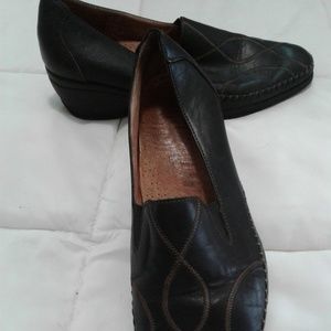 Black Italian handmade leather